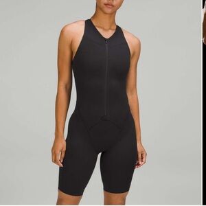 Lululemon SenseKnit Running One Piece Black Size 8 Reflective W1CT8S